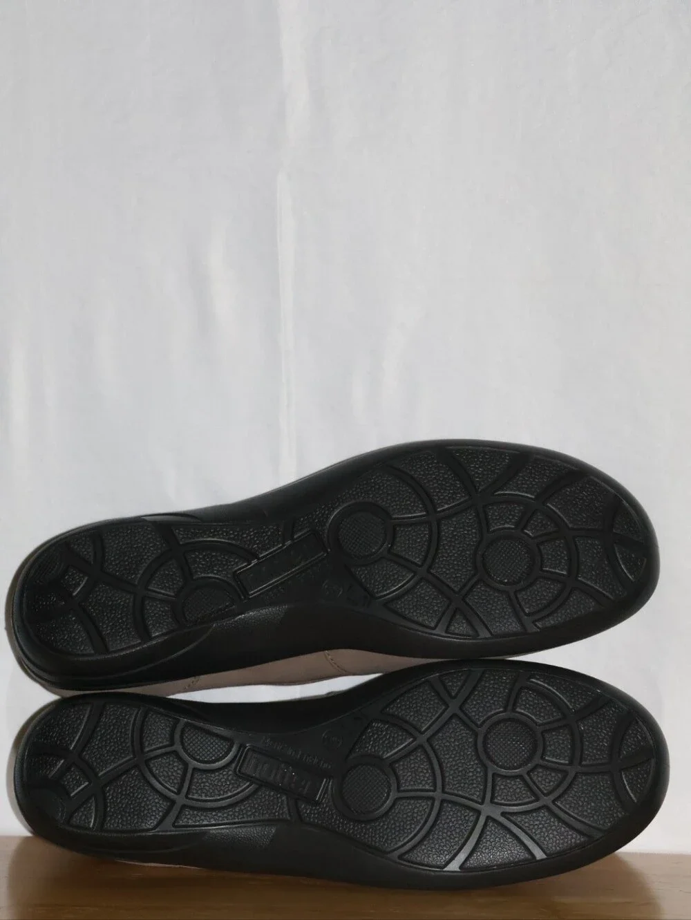 Hotter Envy Slip-On Taupe-Brown Comfort Loafers.